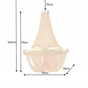 Candelabru elegant design clasic Royal XL 70cm, auriu - Img 2