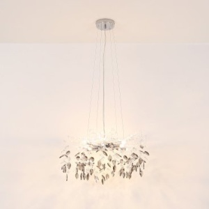 Candelabru elegant design modern Danna auriu mat/ chihlimbar - Img 2