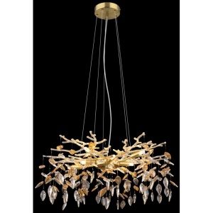 Candelabru elegant design modern Danna auriu mat/ chihlimbar - Img 7