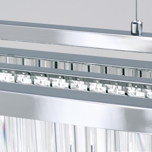 Candelabru, Lustra LED design LUX PRISM, chrome - Img 5