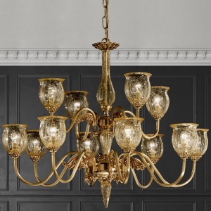 Candelabru LUX design clasic realizat manual Amanda 12L 144322 universul-luminii.ro