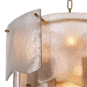 Candelabru LUX design deosebit Asinara S, sticla fumurie 225182 universul-luminii.ro