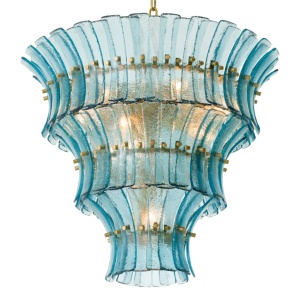Candelabru LUX design deosebit Toscano albastru - Img 1