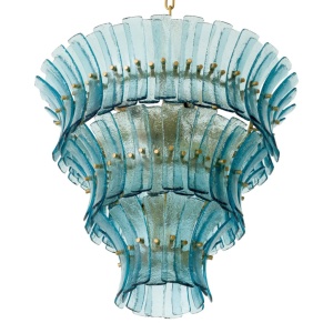 Candelabru LUX design deosebit Toscano albastru - Img 4