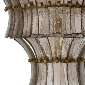 Candelabru LUX design deosebit Toscano fumuriu - Img 6
