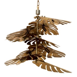 Candelabru LUX design frunze Tropique alama vintage - Img 4