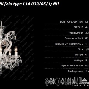 Candelabru Maria Theresa cristal Bohemia L14 301/05/1 173792 universul-luminii.ro