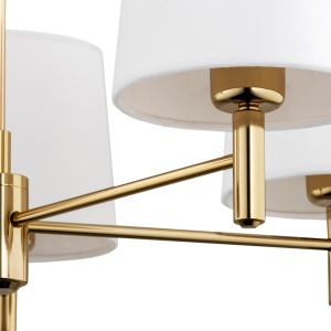 Candelabru modern design elegant PONTE 5L crem - Img 4