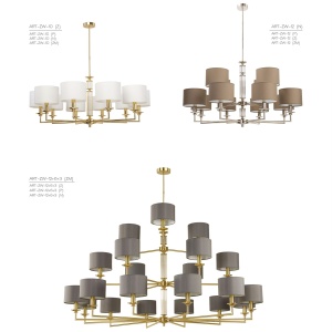 Candelabru modern realizat manual Artu 8L 187702 universul-luminii.ro