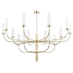 Candelabru modern realizat manual din alama Mussa 15L