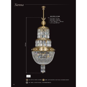 Candelabru regal, elegant design LUX Sienna 192242 universul-luminii.ro