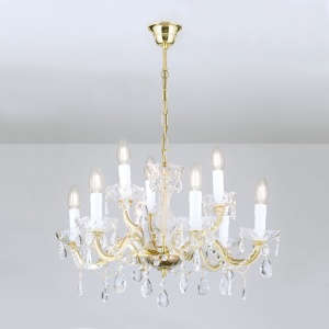 Candelabru stil clasic cu 9 brate Marie Claire auriu LU 2243/6+3 gold OR - Img 6