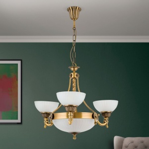 Candelabru stil clasic diam.64cm Rocca LU 1689/3+3 bronze OR