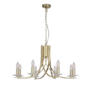Candelabru stil elegant metal alama Ascona 8L 624802 universul-luminii.ro