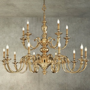 Candelabru XL cu 15 brate LUX realizat manual Amos 163262 universul-luminii.ro