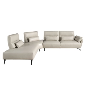 Coltar 5 locuri, Spatar Reglabil, Sezlong Stanga, Cowhide sand - Img 4