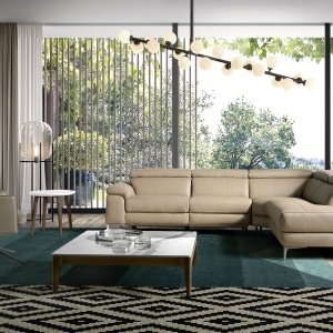 Coltar design LUX cu sezlong dreapta, functia relax Serena AC-5320-R - Img 10