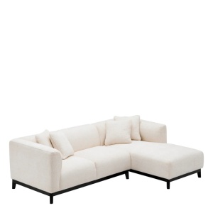 Coltar LUX design LUX cu sezlong dreapta Corso Lounge, Lyssa off-white - Img 6