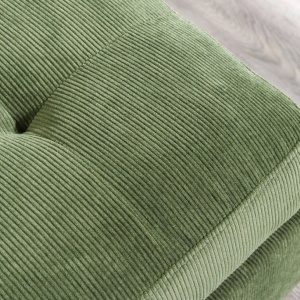 Coltar modern, Catifea raiata, Verde, STOCKHOLM 220cm - Img 3
