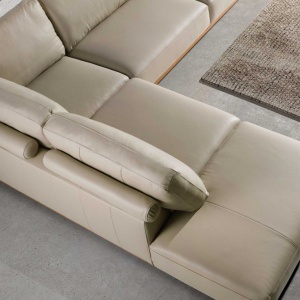 Coltar stanga LUX design italian Cowhide sand - Img 8