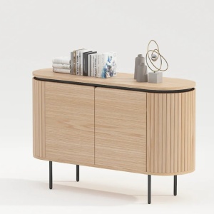 Comoda cu furnir de stejar ATELIER 120cm - Img 8