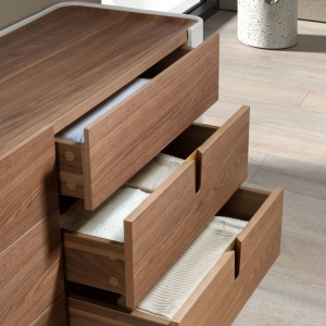 Comoda deosebita design LUX Walnut-Bej - Img 6