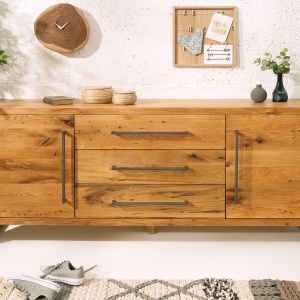 Comoda design industrial Thor 200cm, stejar salbatic - Img 5