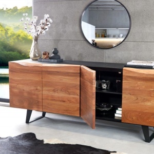 Comoda design industrial vintage Organic Artwork 180cm - Img 2