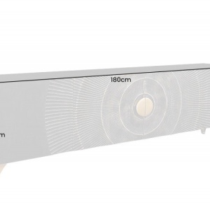 Comoda design vintage Golden Sunset 180cm - Img 2