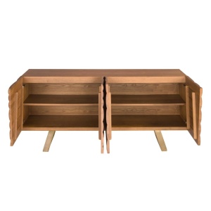 Comoda din furnir de nuc Walnut 118cm - Img 4