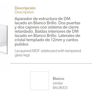 Comoda eleganta design LUX Helen AC-CP1410-E - Img 2