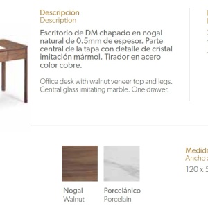 Consola/ Birou elegant Glayds AC-CP1806-DK - Img 2