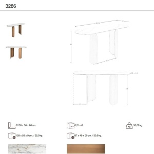 Consola design LUX Porcelain Marble - Img 8