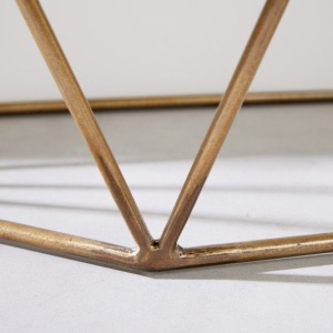 Consola design minimalist Diamond 90cm Mango - Img 4