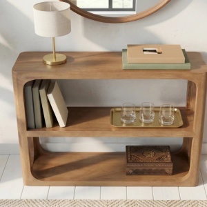 Consola din lemn de mango ELEMENTS 90cm - Img 6