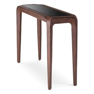 Consola LUX, Aluminiu Reciclat, Sticla Neagra, Quentin - Img 6