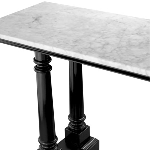 Consola moderna din lemn finisaj negru WALFORD 109409 HZ - Img 2