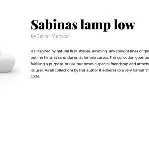 CORP DE ILUMINAT LED DECORATIV SABINAS LAMP LOW 196262 universul-luminii.ro