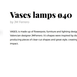 CORP DE ILUMINAT LED DECORATIV VASES LAMPS 40cm 91362 universul-luminii.ro