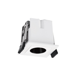 Corp incastrabil cu 1 spot LED BLAU alb