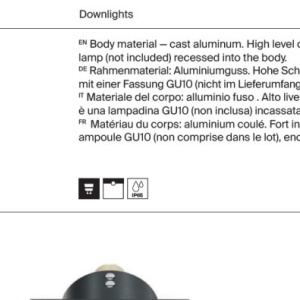 Corp incastrabil cu 2 spoturi design tehnic Zoom alb 181212 universul-luminii.ro
