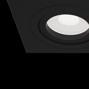 Corp incastrabil cu 2 spoturi directionabile Atom negru MY-DL024-2-02B 75732 universul-luminii.ro