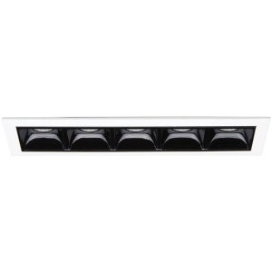 Corp incastrabil cu 5 spoturi LED LIKA FI TRIM 12W 3000K