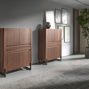 Dulap deosebit design LUX Walnut-Marble - Img 5
