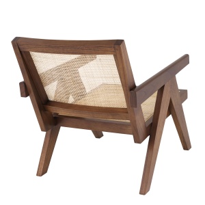 Fotoliu cu brate design vintage Aristide, maro 114620 HZ - Img 3