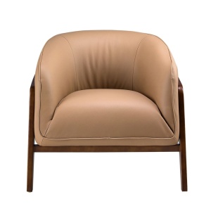 Fotoliu cu design modern piele naturala Brown - Img 8