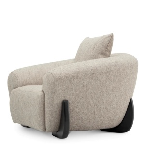 Fotoliu design LUX Siderno, Splendor light grey - Img 5