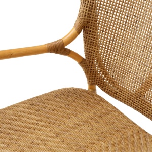 Fotoliu din ratan design LUX, Colony natur honey - Img 6