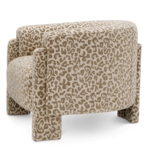 Fotoliu elegant design LUX Hazelwood, Harley leopard - Img 5