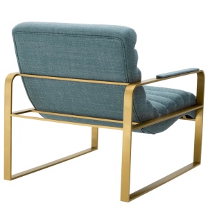 Fotoliu elegant design LUX Olsen, scalea blue - Img 4